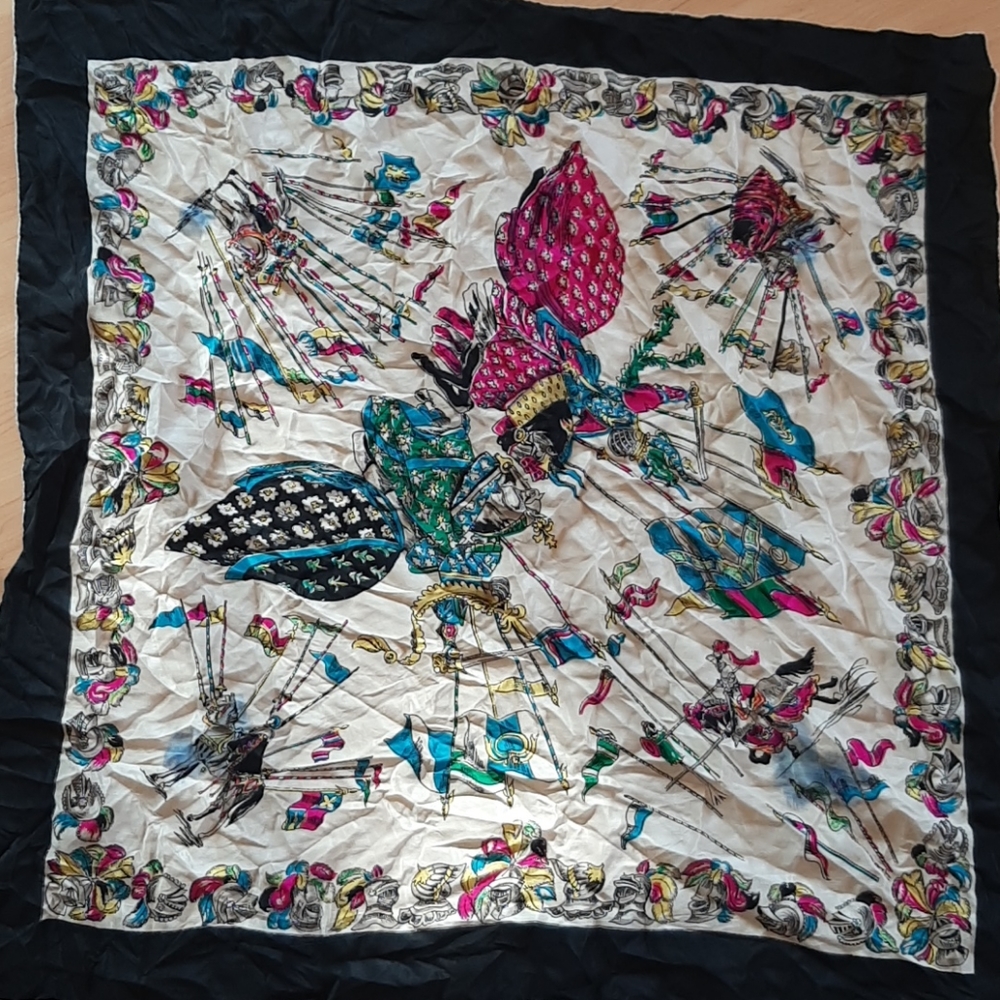 Vintage printed scarf